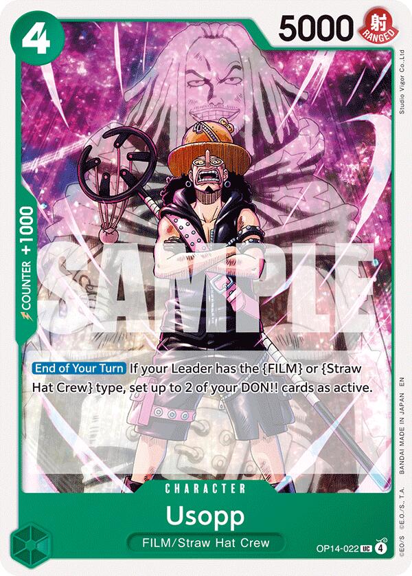 Usopp [The Azure Sea's Seven] | Cards and Coasters CA