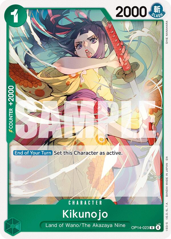 Kikunojo (OP14-023) [The Azure Sea's Seven] | Cards and Coasters CA