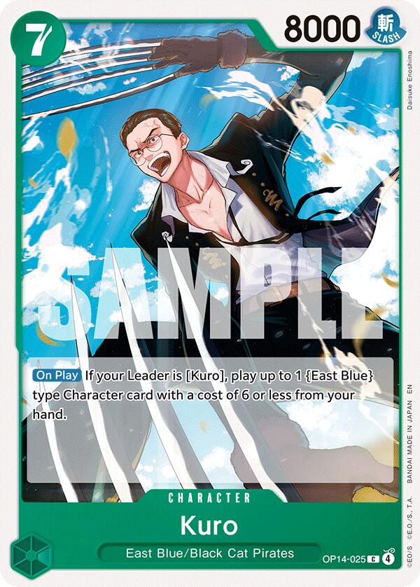 Kuro [The Azure Sea's Seven] | Cards and Coasters CA