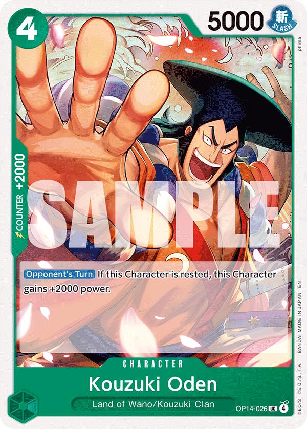 Kouzuki Oden [The Azure Sea's Seven] | Cards and Coasters CA