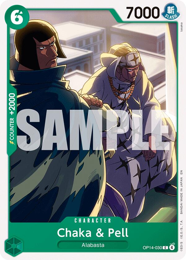 Chaka & Pell (OP14-030) [The Azure Sea's Seven] | Cards and Coasters CA