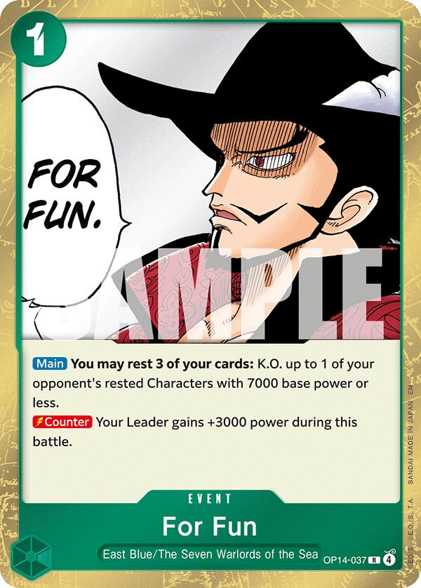 For Fun [The Azure Sea's Seven] | Cards and Coasters CA