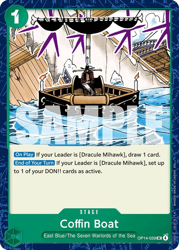 Coffin Boat [The Azure Sea's Seven] | Cards and Coasters CA