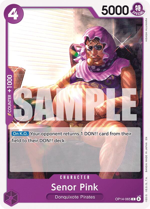 Senor Pink [The Azure Sea's Seven] | Cards and Coasters CA
