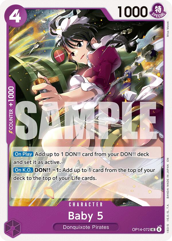 Baby 5 [The Azure Sea's Seven] | Cards and Coasters CA