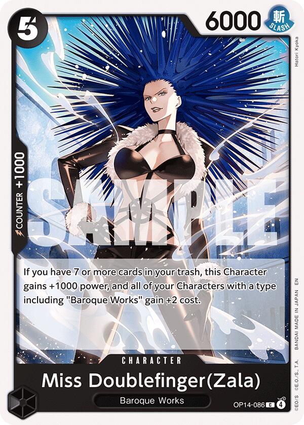 Miss Doublefinger(Zala) [The Azure Sea's Seven] | Cards and Coasters CA
