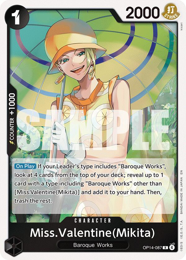 Miss.Valentine(Mikita) [The Azure Sea's Seven] | Cards and Coasters CA