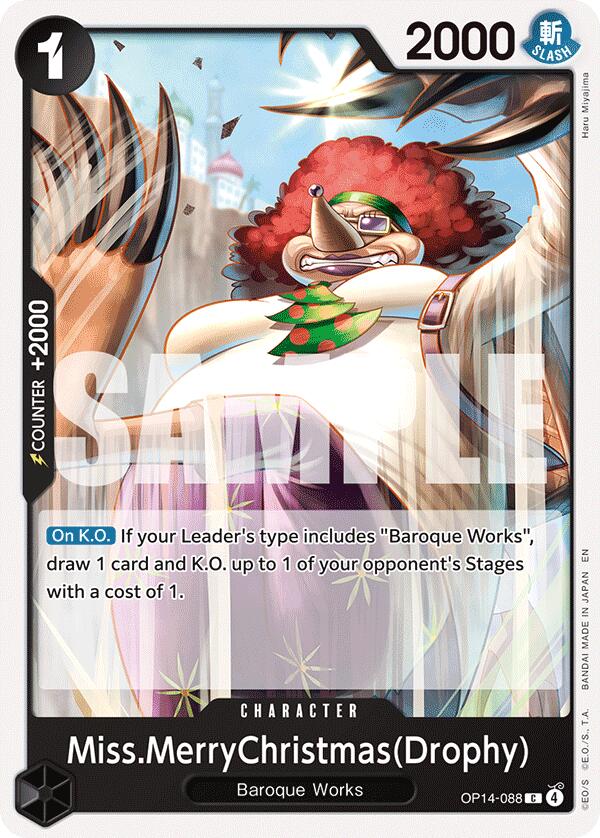 Miss.MerryChristmas(Drophy) [The Azure Sea's Seven] | Cards and Coasters CA