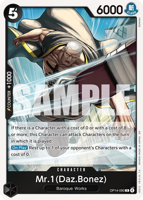 Mr.1(Daz.Bonez) [The Azure Sea's Seven] | Cards and Coasters CA