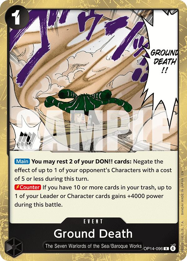 Ground Death [The Azure Sea's Seven] | Cards and Coasters CA