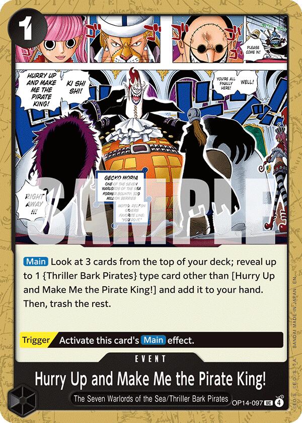Hurry Up and Make Me the Pirate King! [The Azure Sea's Seven] | Cards and Coasters CA