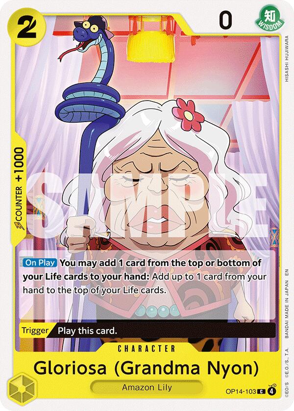 Gloriosa (Grandma Nyon) [The Azure Sea's Seven] | Cards and Coasters CA