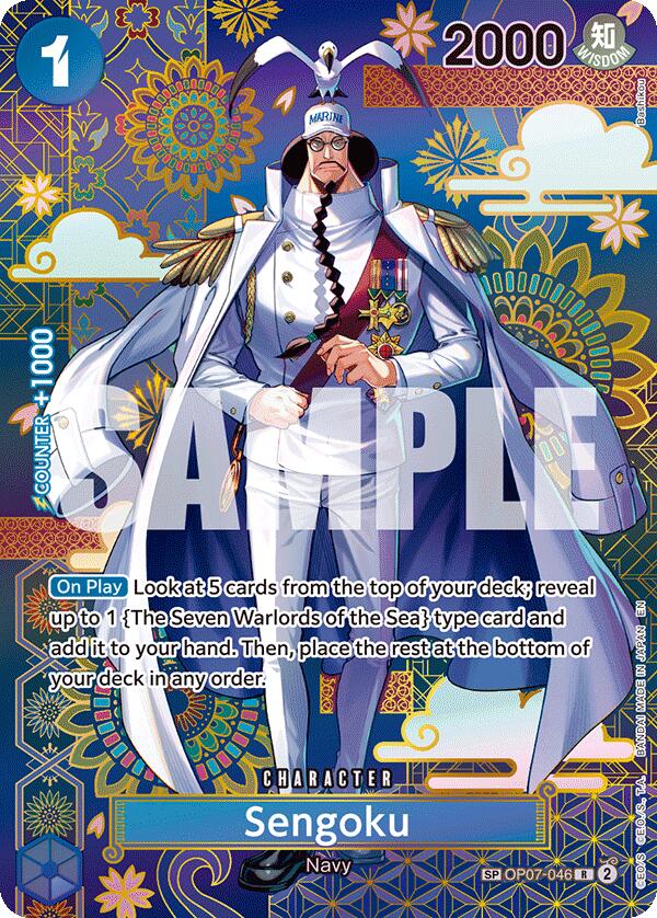Sengoku (OP07-046) (SP) [The Azure Sea's Seven] | Cards and Coasters CA