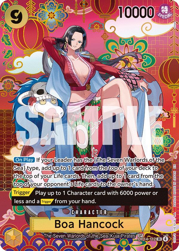 Boa Hancock (OP14-112) (SP) [The Azure Sea's Seven] | Cards and Coasters CA