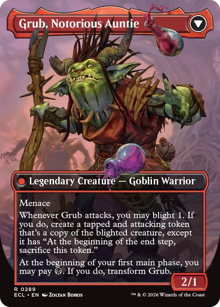 Grub, Storied Matriarch (Borderless) [Lorwyn Eclipsed] | Cards and Coasters CA