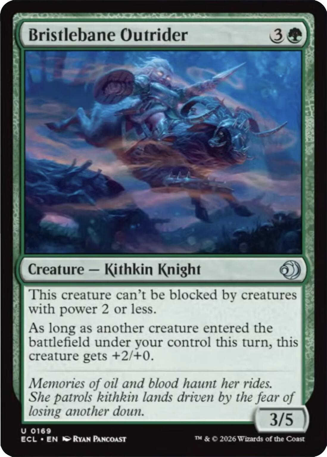 Bristlebane Outrider [Lorwyn Eclipsed] | Cards and Coasters CA