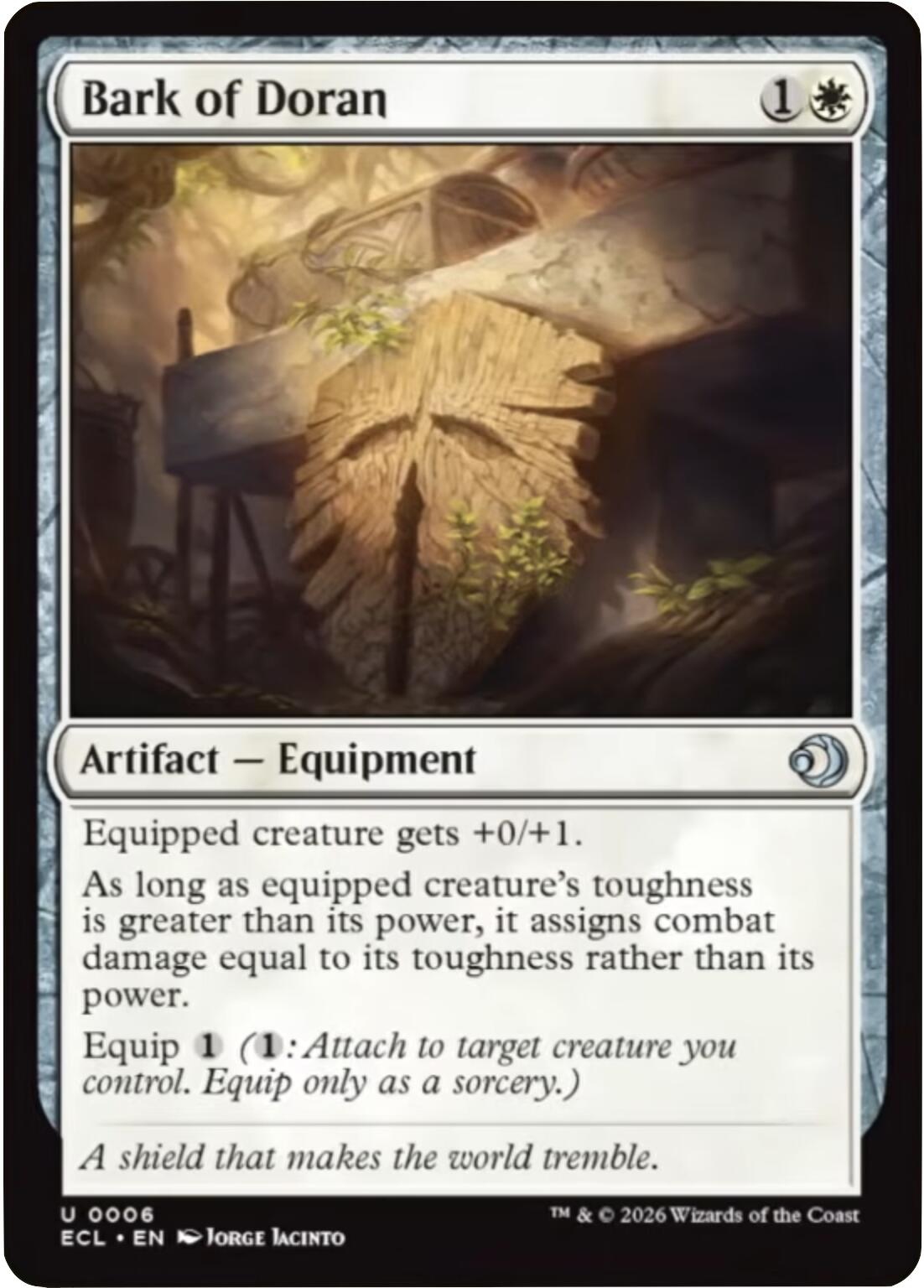 Bark of Doran [Lorwyn Eclipsed] | Cards and Coasters CA