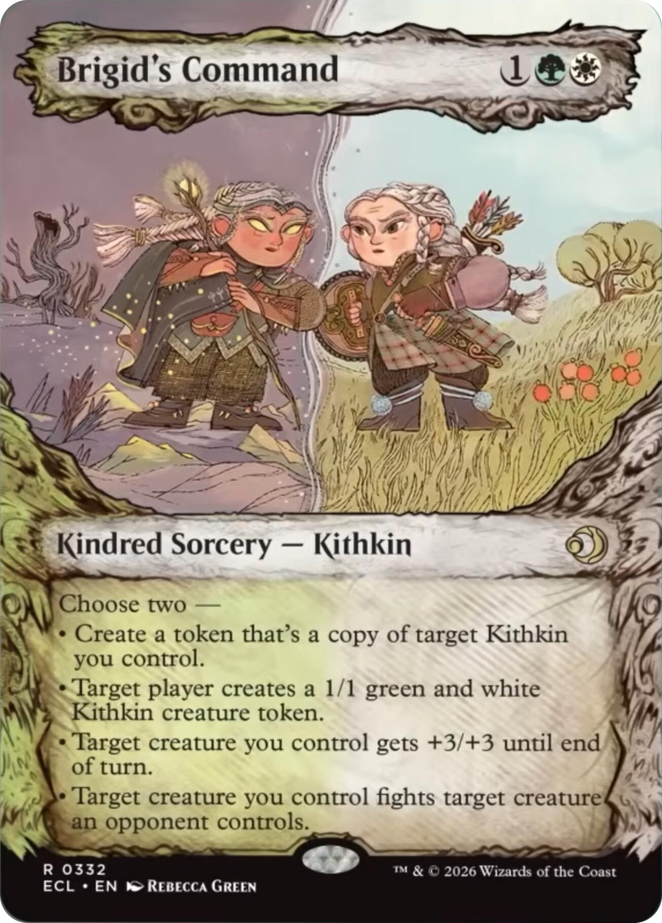 Brigid's Command (Showcase) [Lorwyn Eclipsed] | Cards and Coasters CA