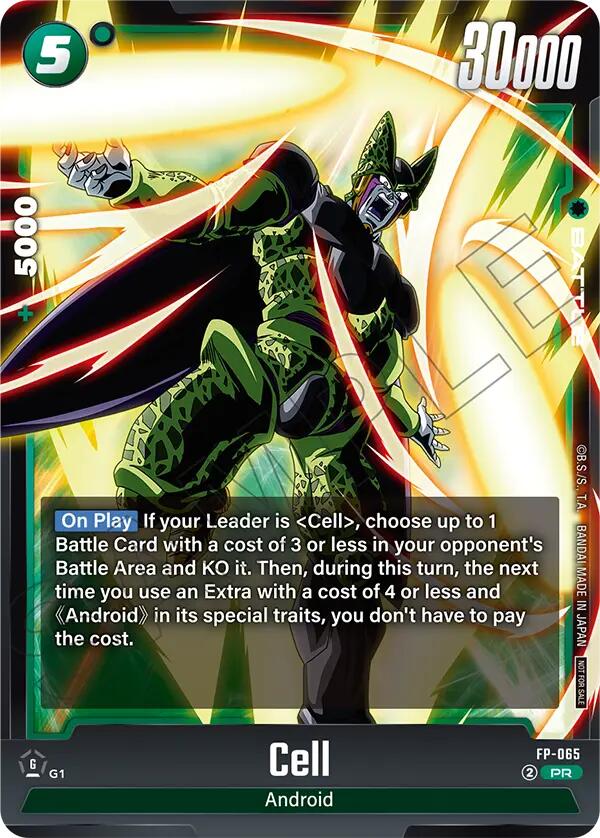Cell (Tournament Pack 09) [Fusion World Tournament Cards] | Cards and Coasters CA