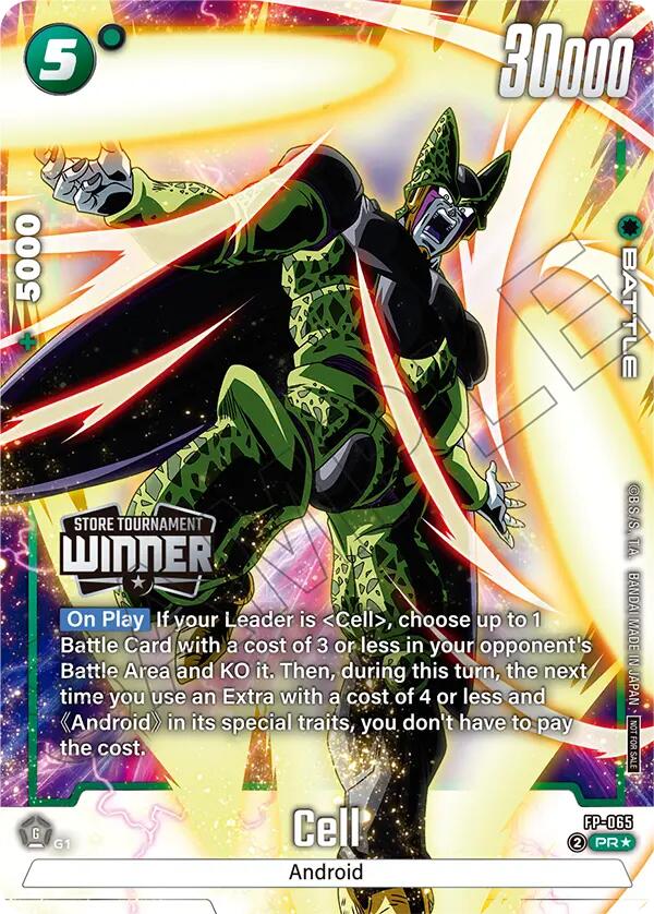 Cell (Tournament Pack -Winner- 09) [Fusion World Tournament Cards] | Cards and Coasters CA