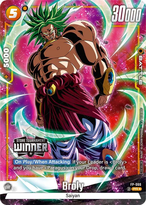 Broly (Tournament Pack -Winner- 09) [Fusion World Tournament Cards] | Cards and Coasters CA