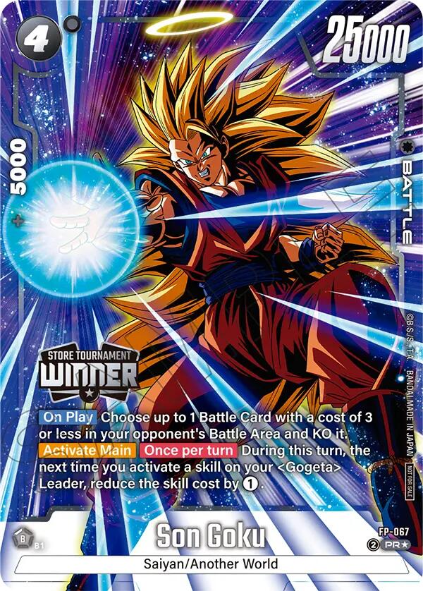 Son Goku (Tournament Pack -Winner- 09) [Fusion World Tournament Cards] | Cards and Coasters CA