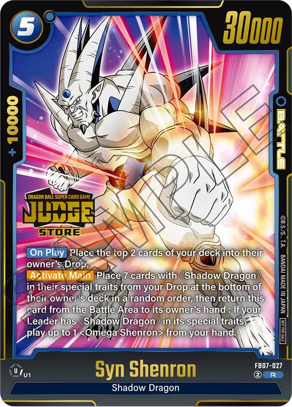 Syn Shenron (Judge Pack (Store Judge) 05) [Fusion World Tournament Cards] | Cards and Coasters CA