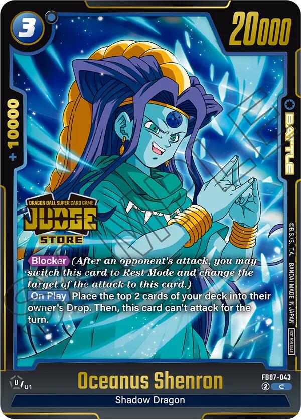 Oceanus Shenron (Judge Pack (Store Judge) 05) [Fusion World Tournament Cards] | Cards and Coasters CA