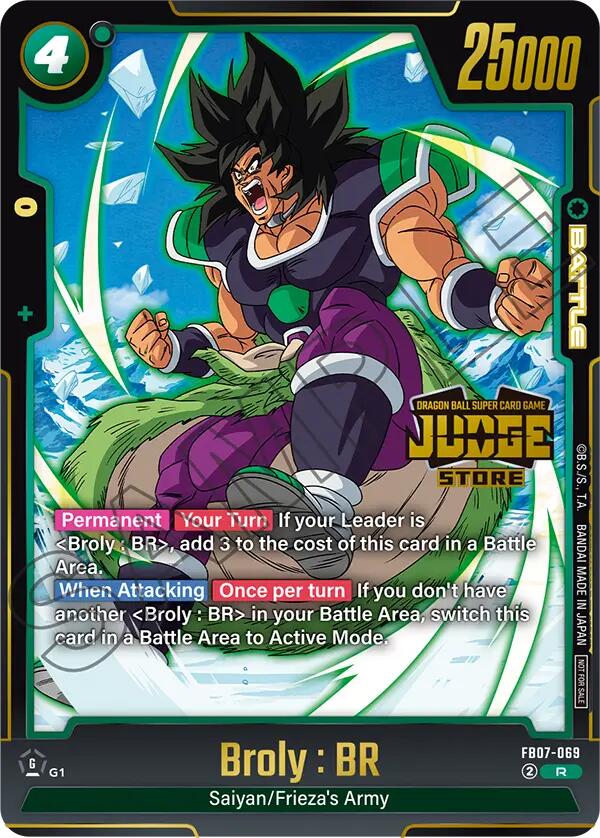 Broly : BR (Judge Pack (Store Judge) 05) [Fusion World Tournament Cards] | Cards and Coasters CA