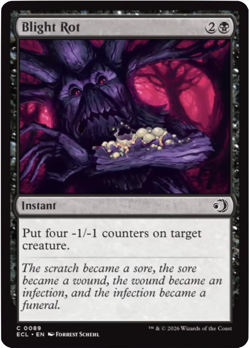 Blight Rot [Lorwyn Eclipsed] | Cards and Coasters CA