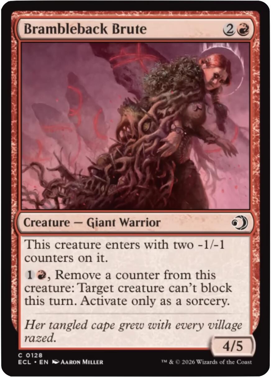 Brambleback Brute [Lorwyn Eclipsed] | Cards and Coasters CA
