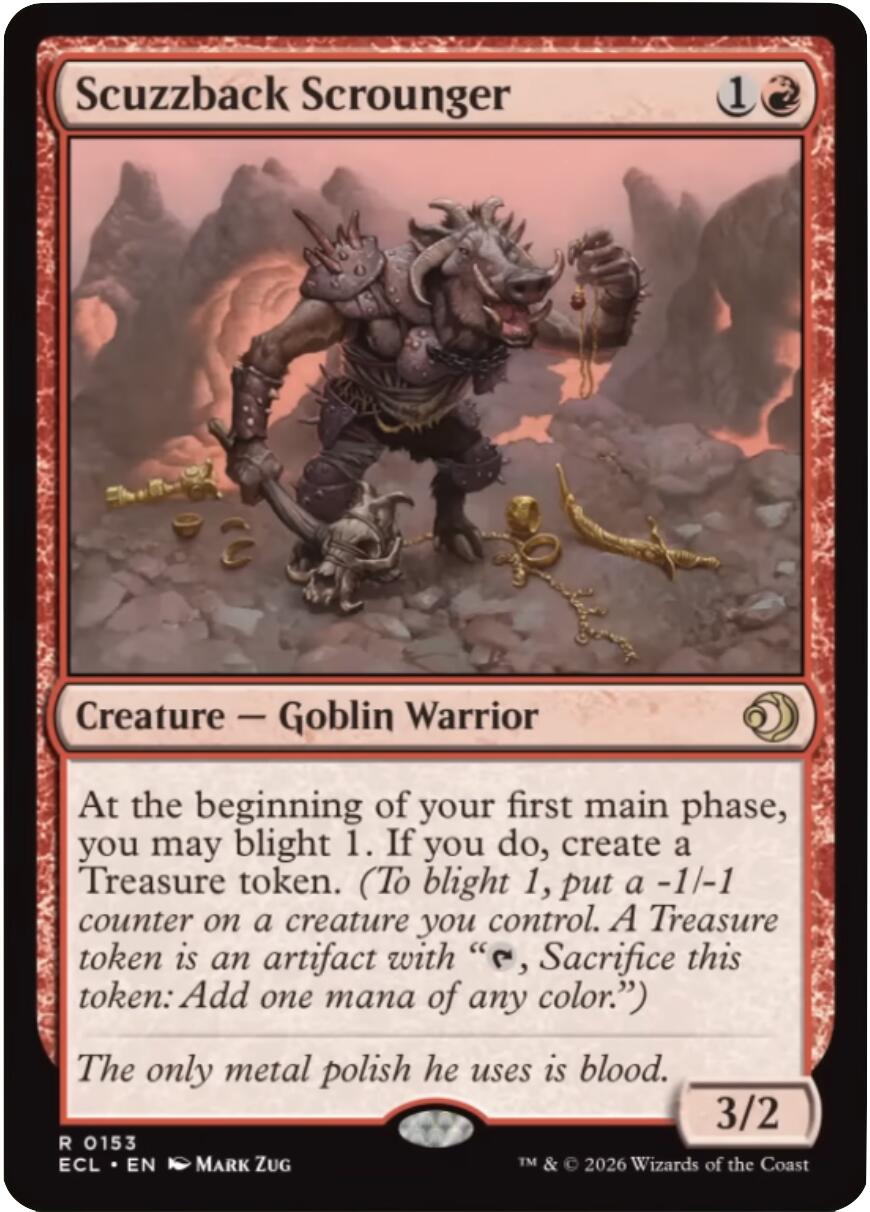 Scuzzback Scrounger [Lorwyn Eclipsed] | Cards and Coasters CA
