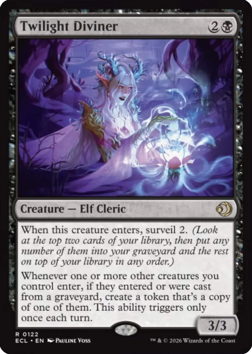 Twilight Diviner [Lorwyn Eclipsed] | Cards and Coasters CA