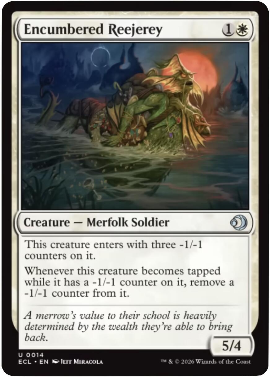 Encumbered Reejerey [Lorwyn Eclipsed] | Cards and Coasters CA