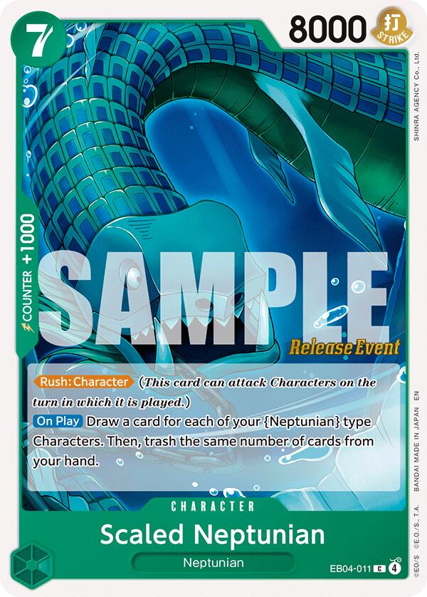 Scaled Neptunian [The Azure Sea's Seven Release Event Cards] | Cards and Coasters CA
