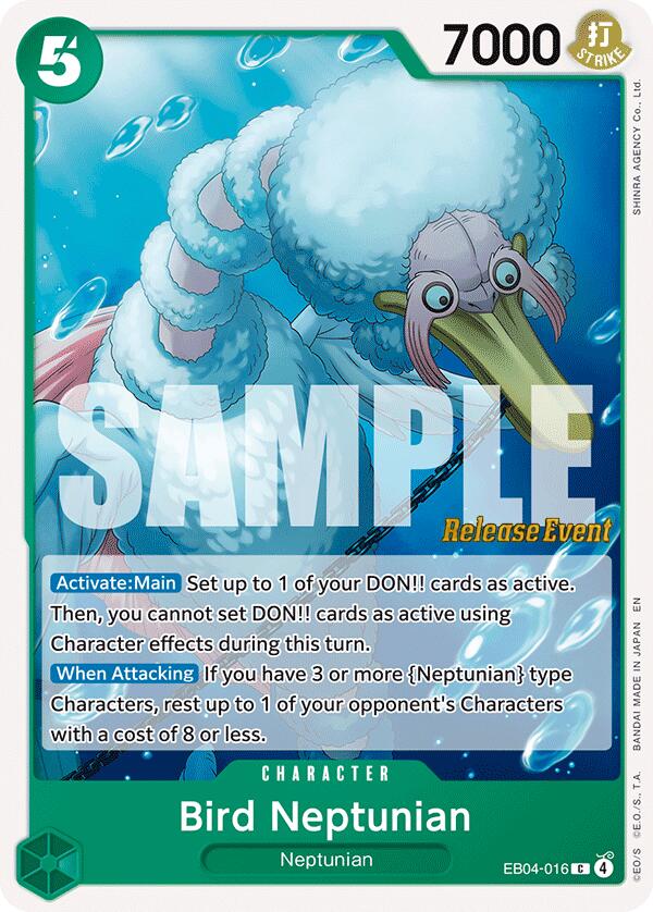 Bird Neptunian [The Azure Sea's Seven Release Event Cards] | Cards and Coasters CA