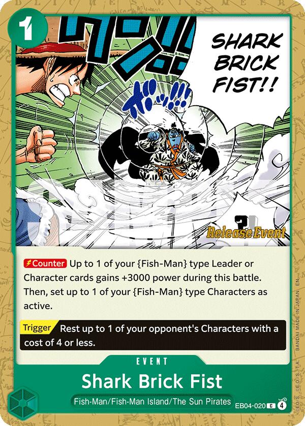 Shark Brick Fist [The Azure Sea's Seven Release Event Cards] | Cards and Coasters CA