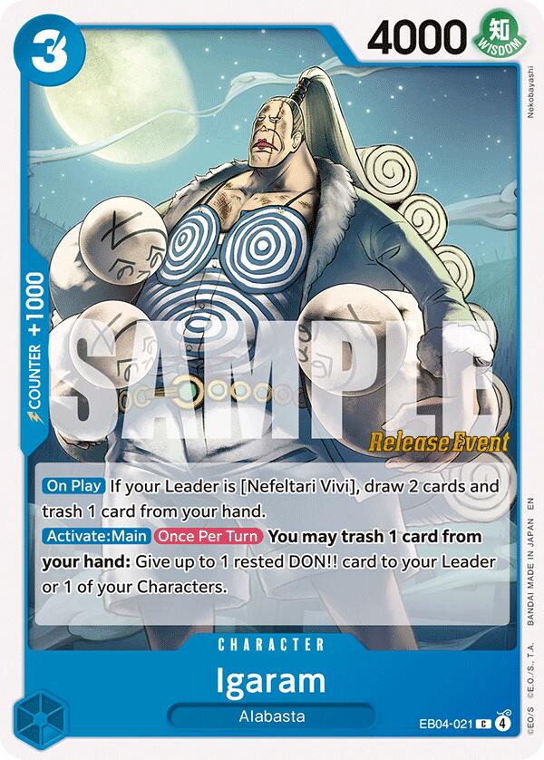 Igaram [The Azure Sea's Seven Release Event Cards] | Cards and Coasters CA