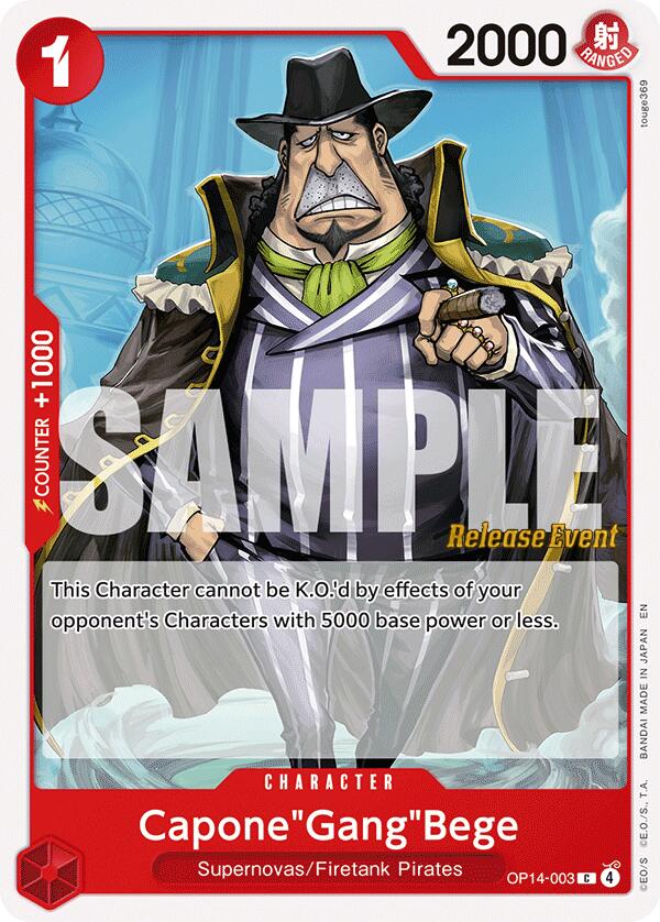 Capone"Gang"Bege [The Azure Sea's Seven Release Event Cards] | Cards and Coasters CA
