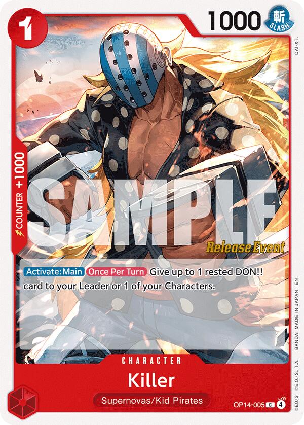 Killer [The Azure Sea's Seven Release Event Cards] | Cards and Coasters CA