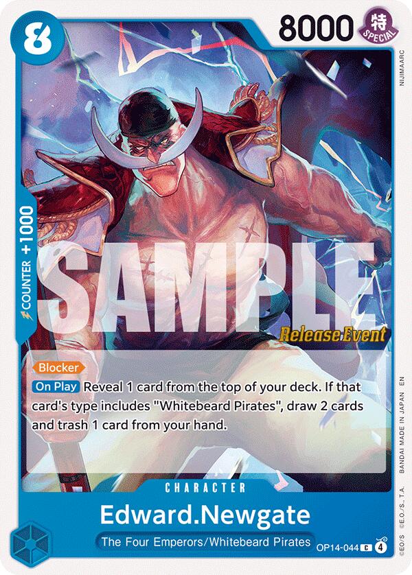 Edward.Newgate [The Azure Sea's Seven Release Event Cards] | Cards and Coasters CA