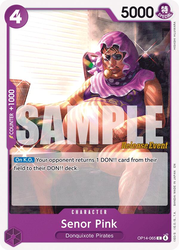 Senor Pink [The Azure Sea's Seven Release Event Cards] | Cards and Coasters CA