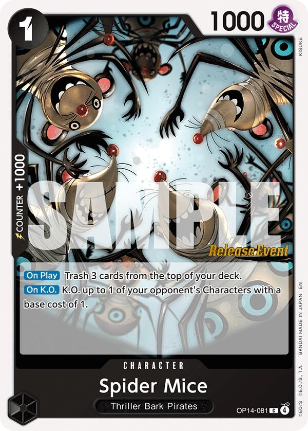 Spider Mice [The Azure Sea's Seven Release Event Cards] | Cards and Coasters CA