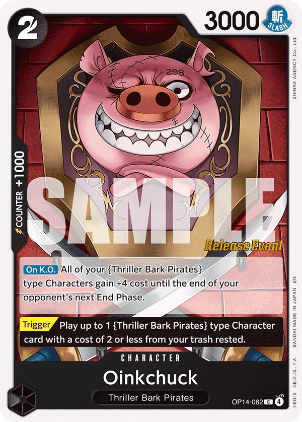 Oinkchuck [The Azure Sea's Seven Release Event Cards] | Cards and Coasters CA