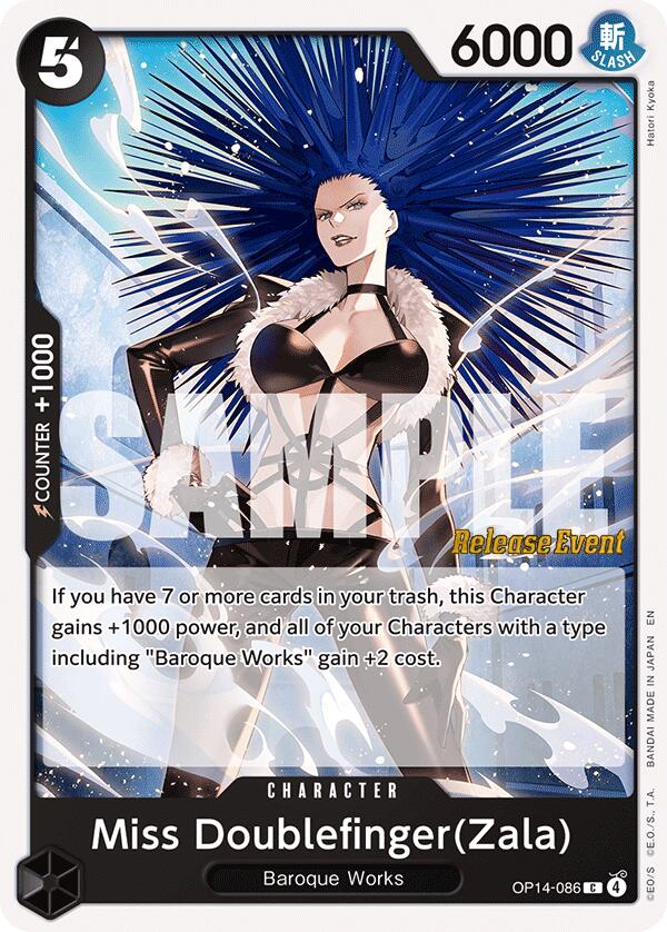 Miss Doublefinger(Zala) [The Azure Sea's Seven Release Event Cards] | Cards and Coasters CA