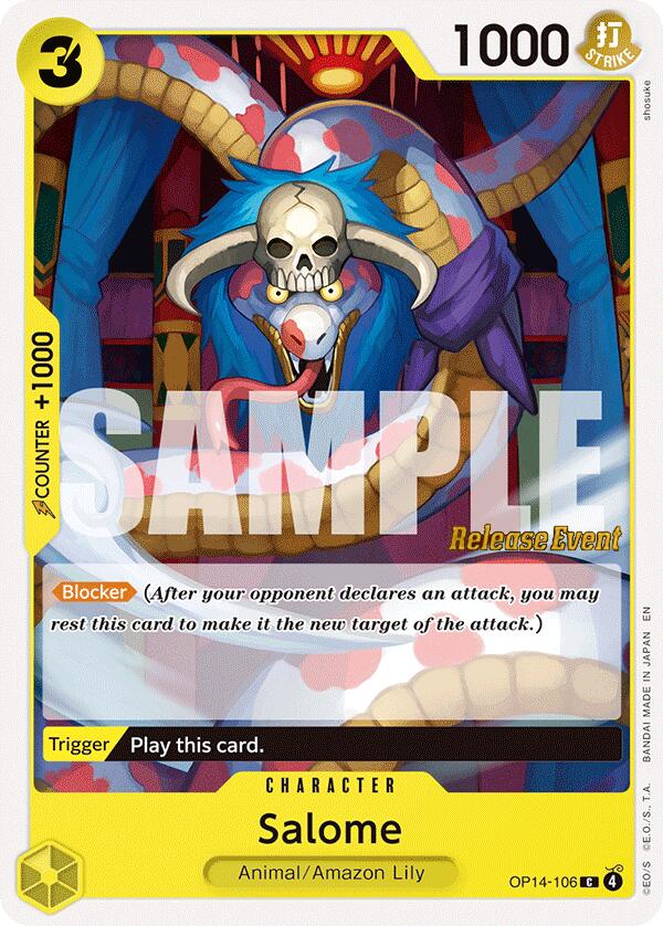 Salome [The Azure Sea's Seven Release Event Cards] | Cards and Coasters CA