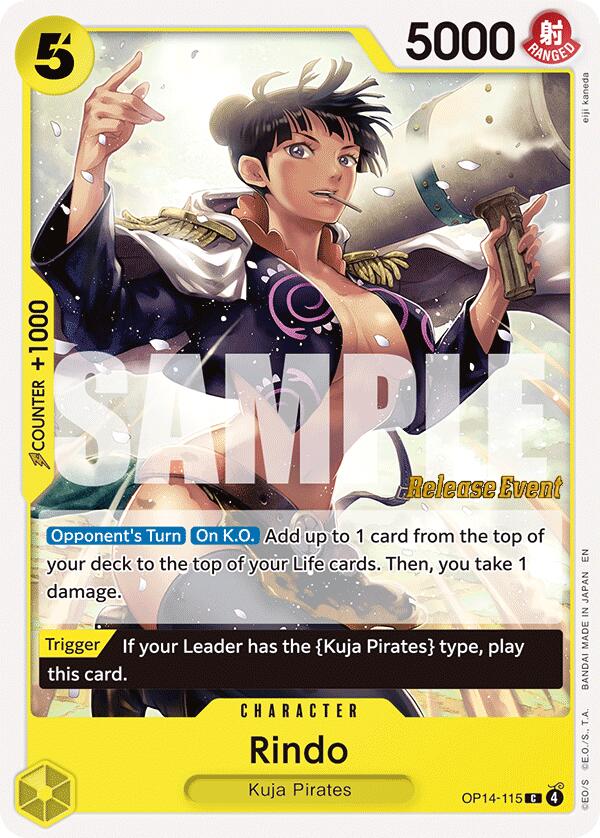 Rindo [The Azure Sea's Seven Release Event Cards] | Cards and Coasters CA