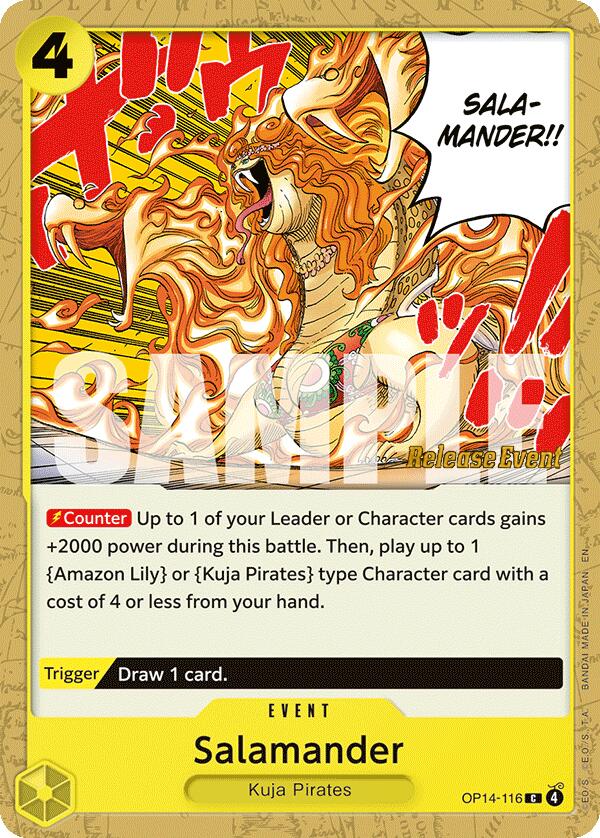 Salamander [The Azure Sea's Seven Release Event Cards] | Cards and Coasters CA