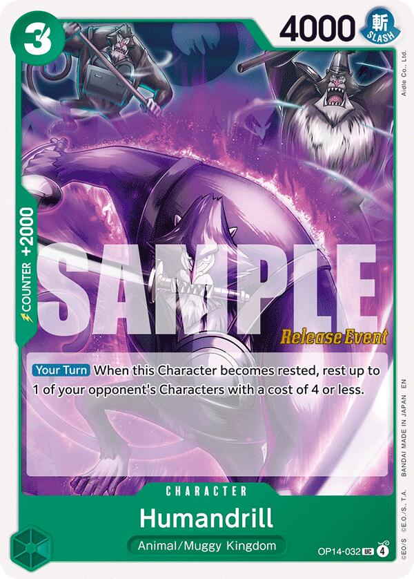 Humandrill [The Azure Sea's Seven Release Event Cards] | Cards and Coasters CA