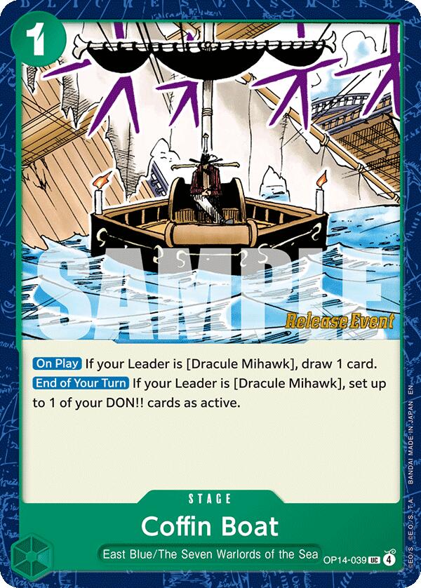 Coffin Boat [The Azure Sea's Seven Release Event Cards] | Cards and Coasters CA